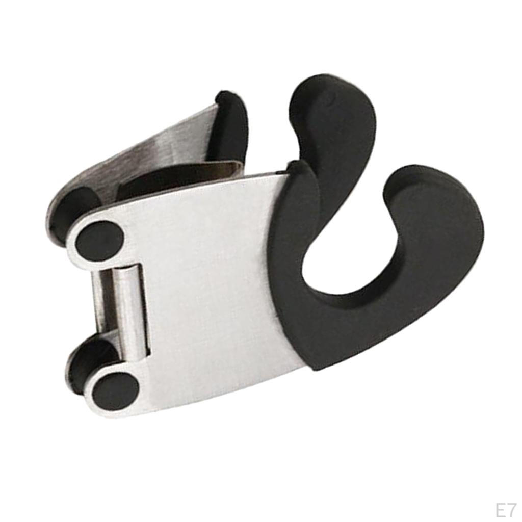 Nerezové Klipy na Lžíce s Tepelně Izolovaným Úchopem, Podložka, Protiskluzové na Hrnec, Odolná Kuchyňská