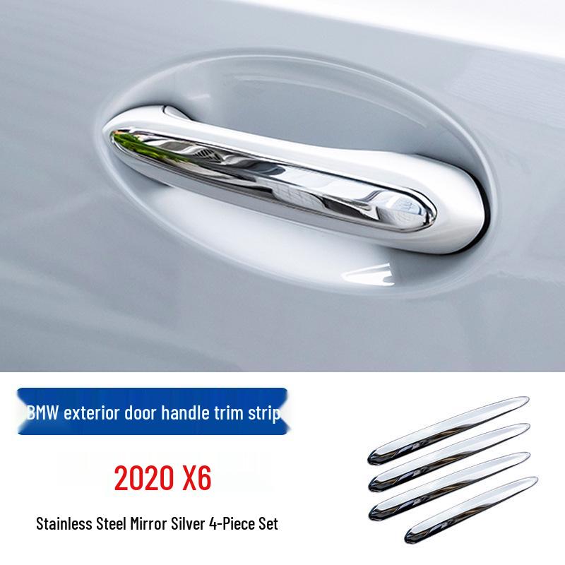 Decorative Strip for Exterior Door Handles: Compatible with BMW 5, 3, 6GT, X1, X2, X3, X4, X5, X6 Models