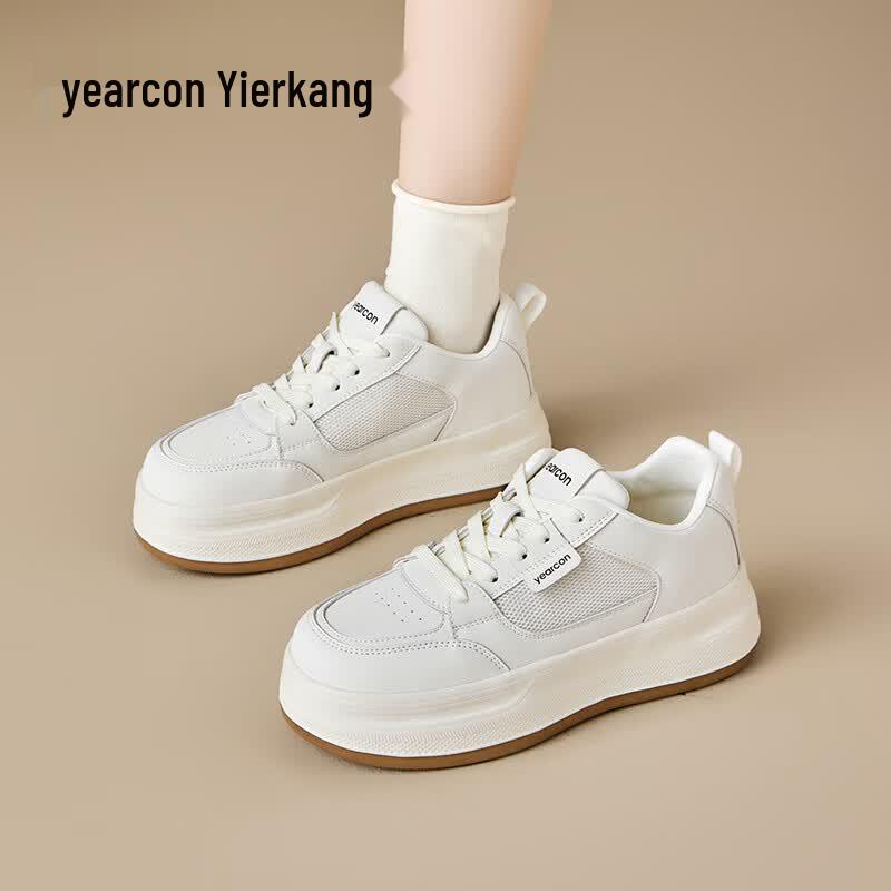 Yierkang Women s Breathable Platform Sneakers 7.5