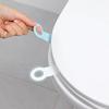 2pcs Strong Suction Cup Bracket Silicone Toilet Lapper Household Daily Nessities Ring Handle Lifter Toilet Lid Handle Home