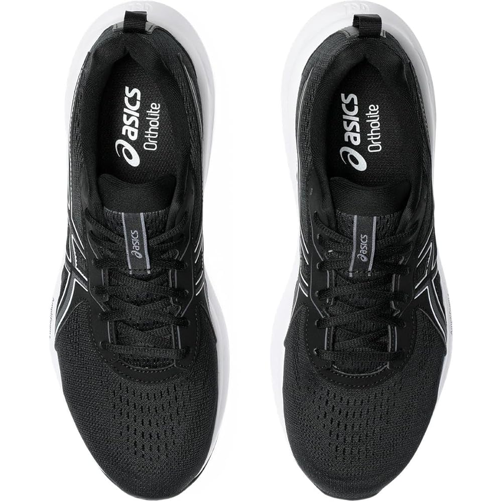 Asics GEL-CONTEND 9 Men's Running Shoes Black/White 26.5 cm 4E Width