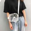 Enkrio Clear Shoulder BagMessenger Bag with Small Bag, Zippered, Adjustable, Lightweight, Stylish, Women's
