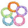 4Pcs/Set Thickening Vibrant Color 80Pcs Flower Hawaiian Garland Hawaiian Flowers Necklace Headband Bracelets Lei Party Supplies