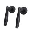 Door Lever Lock Professional Mute Pure Copper Core Elegant Stylish Door Lever Handle Lock for Bedroom Room Office Black