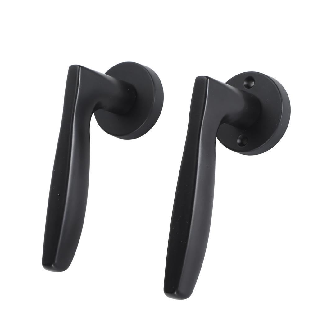 Door Lever Lock Professional Mute Pure Copper Core Elegant Stylish Door Lever Handle Lock for Bedroom Room Office Black