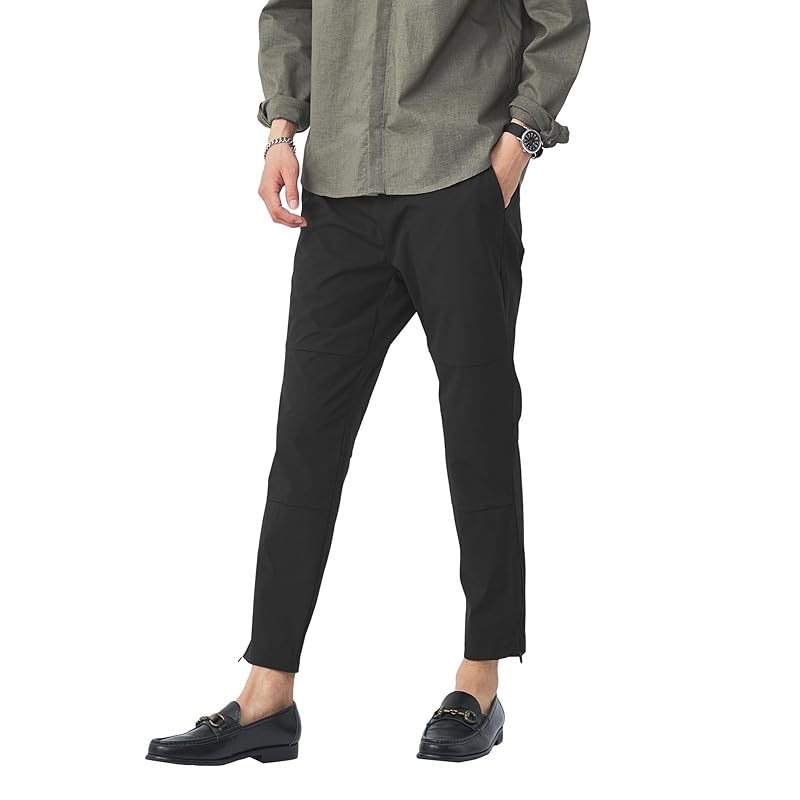 

[United Arrows green label Relaxing] WEB limited JUST fit Kn/T tech jogger pants 32146994002 0970 BLACK(09) L