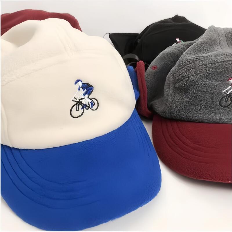 Color Block Baseball Cap with Ear Flaps, Winter Warm Thickened for Unisex Men Women, Ideal for Outdoor Activities Daily Wear
