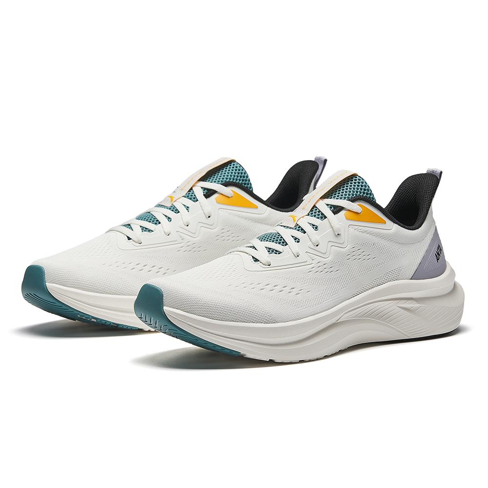 Anta Fashionable Sports Non-Slip Wear-Resistant Breathable Low-Top Casual Running Shoes Men sneaker White Black Green 912515514-4