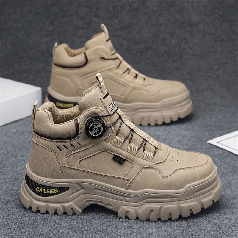 New Fashion New Men's Fashion Casual High Top Sports Shoes Students  Comfortable Sneakers Boys Male Classic Breathable Martin