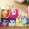 Cute M-My Little Pony-S Carpet Bathroom Anti-slip Mat Door Mat Home Decoration Mat Entrance Door Mat Scratch-resistant Door Mat