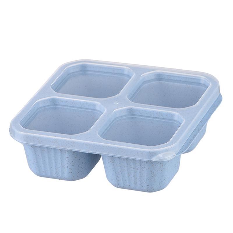 Multiple Compartment Bentos Snacks Box Reusable Meal Preparation Container for Kids and Adults Storage