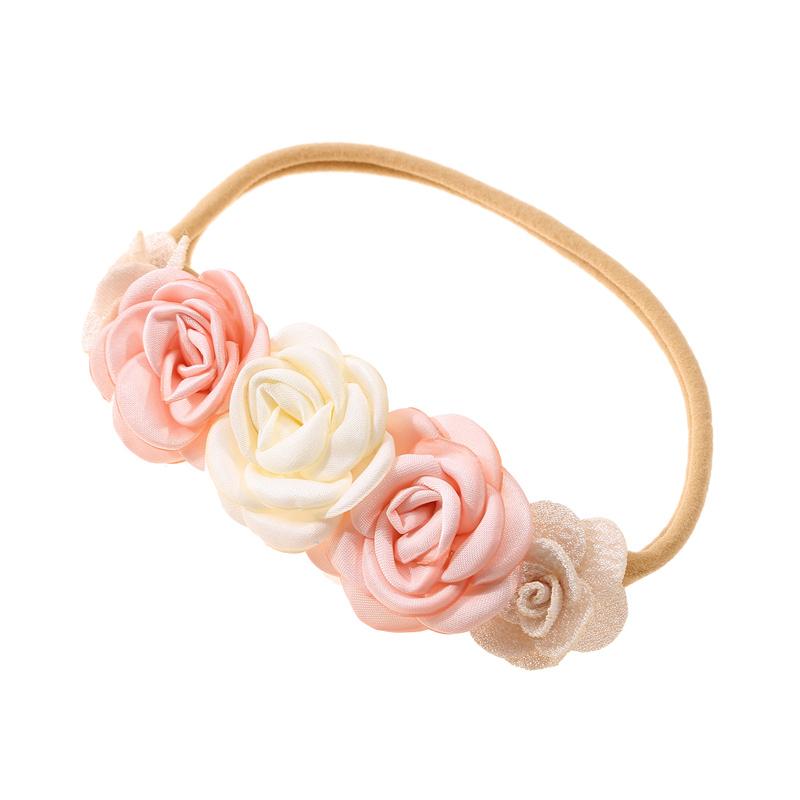 Lovely Baby Girl Headbands Elastic Kids Floral Head Bands Newborn Infant Toddler Hairband Headwear Hair Accessories