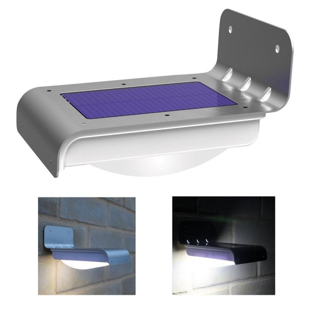 16 LED Solar Power Motion Sensor Garden Security Lamps Waterproof Outdoor Lights