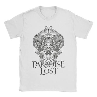 Paradise Lost Band T Shirt Men's Pure Cotton Casual T-Shirt Crewneck Women's Tees Short Sleeve Tops