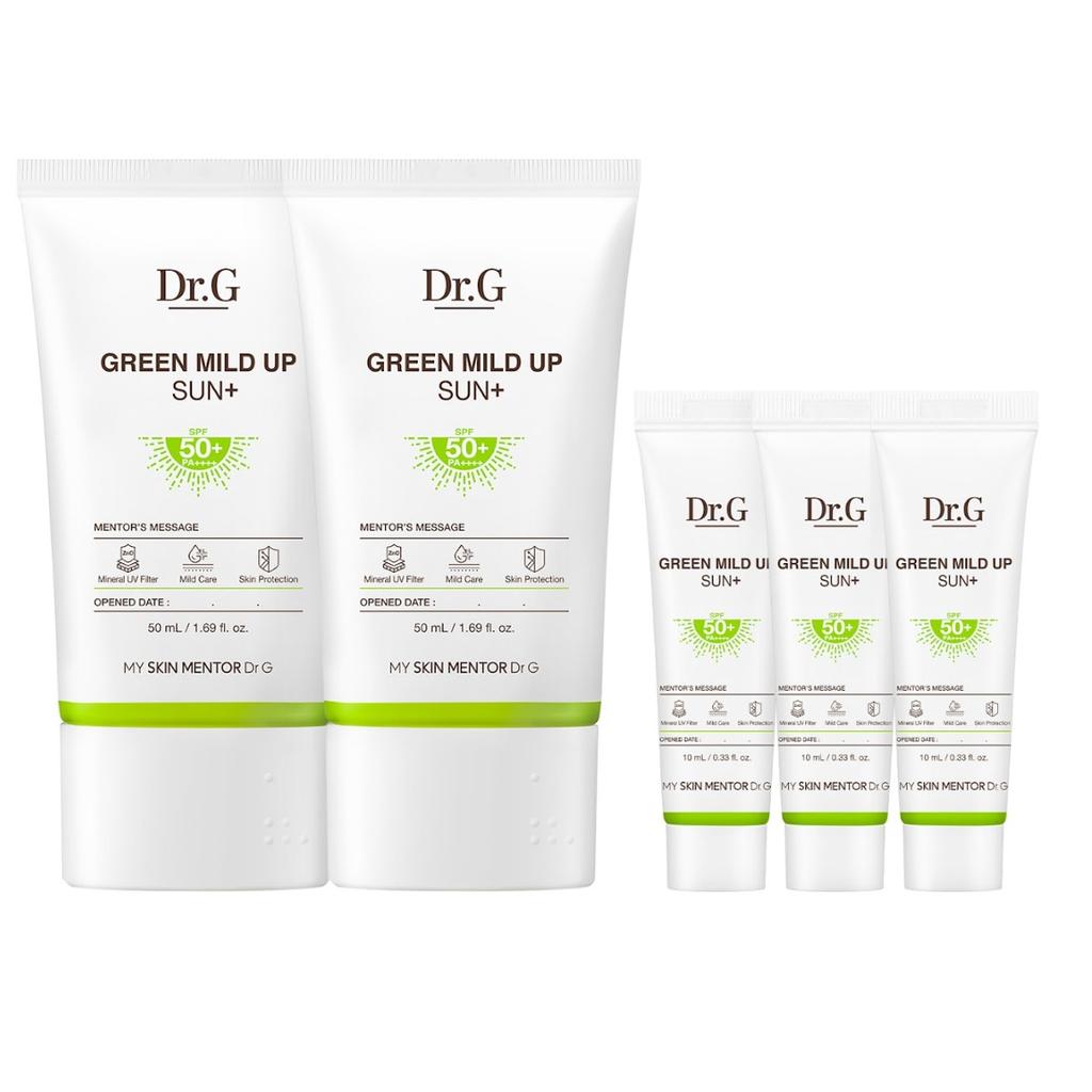 Dr.G Green Mild Up Sun Cream 50ml X 2+ 10ml X 3