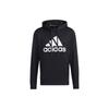 adidas Pánská mikina s kapucí a velkým potiskem loga Černá GN0827