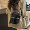Leder PU Umhänge-Schultertasche für Damen rotwein Taschen für Damen vielseitige Schultertaschen Vintage-Textur modisch pendelnd neu