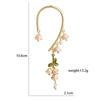 Earless Hole Lily Of The Valley Leaf Earrings, Fairy Style Retro Flower Earrings, Small And Fresh Temperament Versatile Earrings