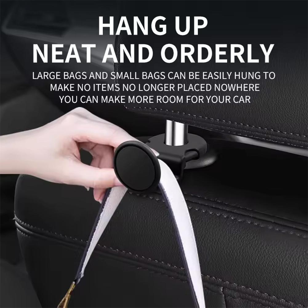 Multi-functional Car Mounted Seat Back Hook Hidden Rear Small Item Storage Hanger Organizer Holder Car Interior Accessories