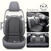 2022 New Cartoon Leather Ice Silk Car Seat Cushion Set, Four Seasons