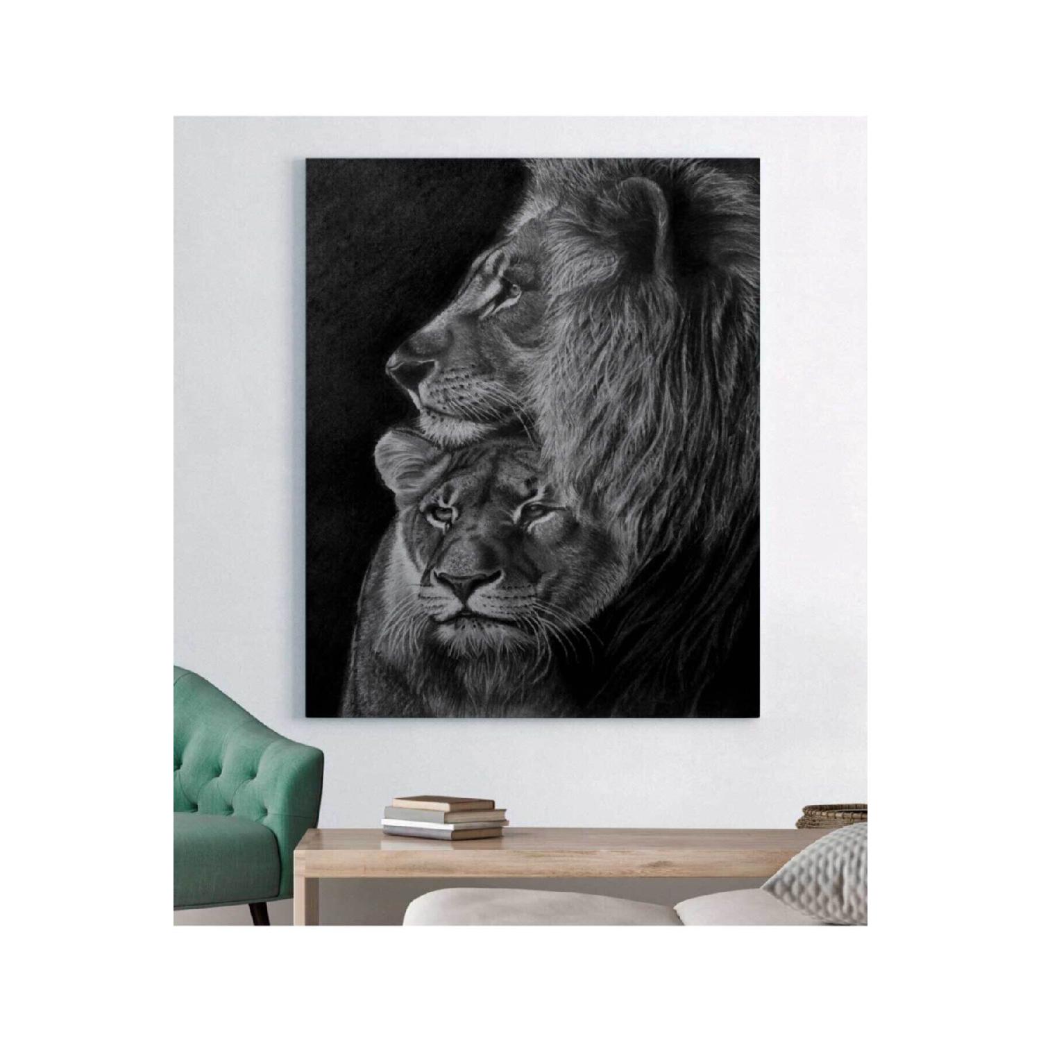 

Картина на холсте леопарда льва 20 x 30