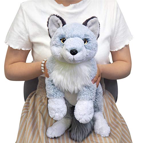 Knee Wolf Plush Toy, Medium, P-4992