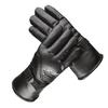 Winter thermal gloves men's thickened velvet non-slip, windproof, waterproof and cold-resistant outdoor cycling motorcycle ski leather gloves