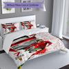 Ronaldo's Cr7 Goal Celebration Bedding Set, Breathable Duvet Cover with Pillowcases, Soft Bed Linen for Bedroom Home Decoration, Perfect Festival Birt
