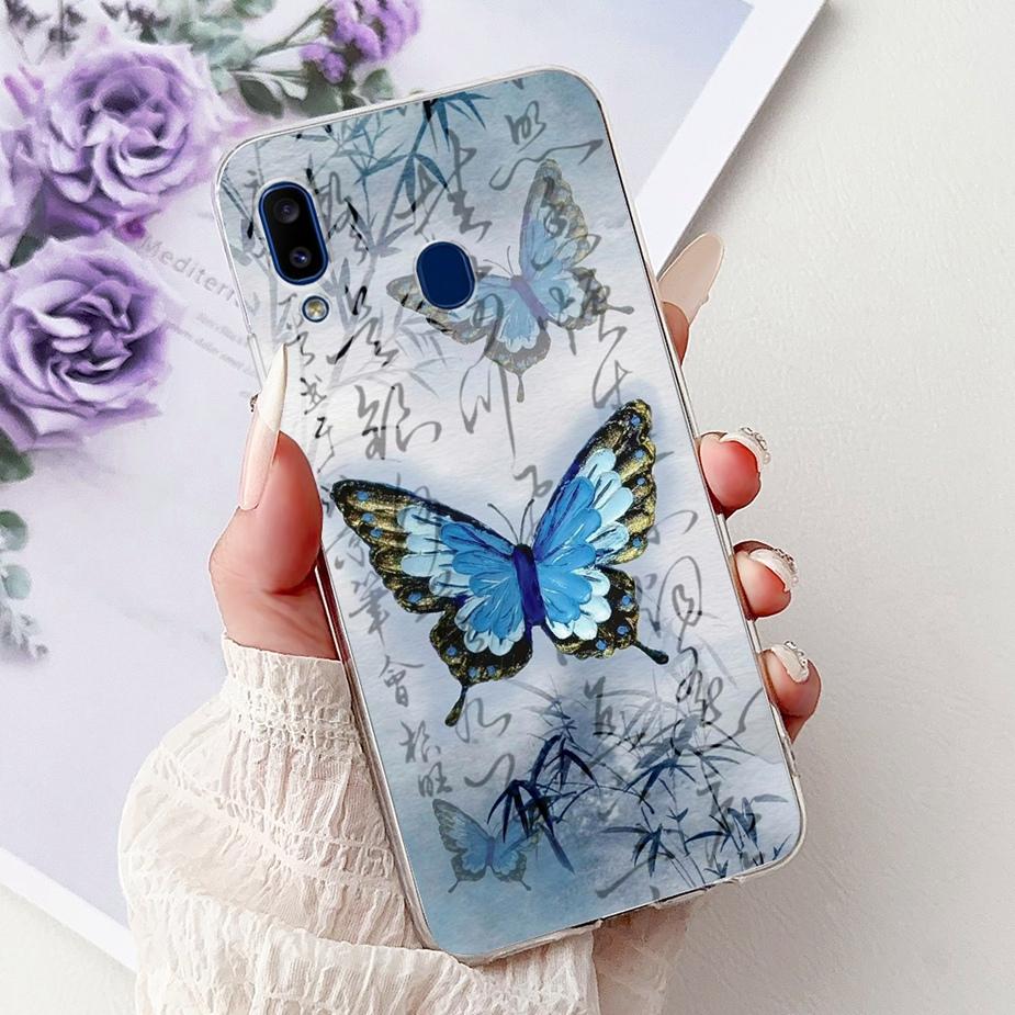 For Samsung Galaxy A10 A20 A30 Case A105F A205F A305F Cute Fashion Painted Cover Soft Silicone Case For Samsung A20 A 10 30 Bags