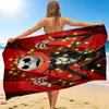 1Pc Jack Skellington'S Christmas Adventure Beach Towel, Quick Dry, Multi-Use for Beach Pool Gym Yoga Home Travel, Christmas, Halloween, Xmas Gift