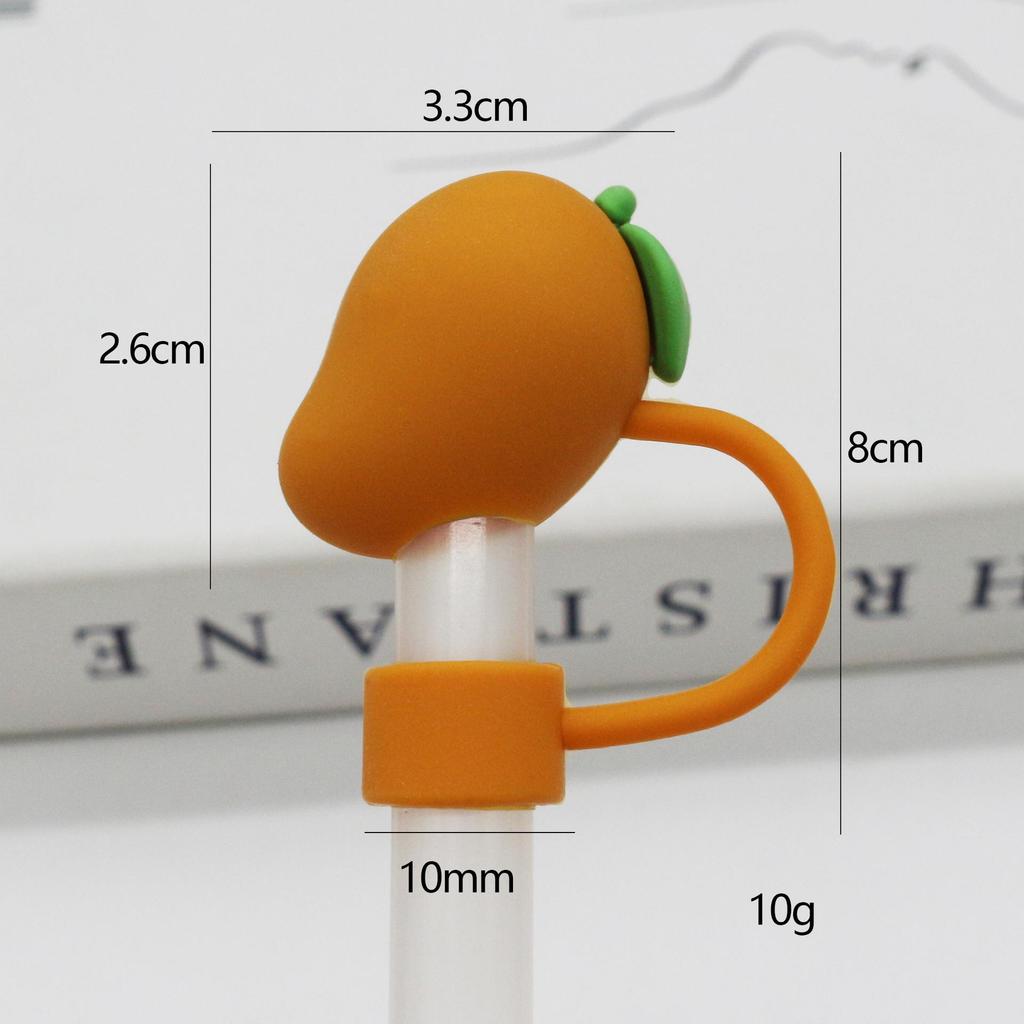 Stanley Water Bottle Silicone Straw Cover with Dust Plug - 10mm Bow Design
