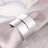 Zinc Zinc Alloy Metal Napkin Ring Gold/Silver Wedding Towel Rings Household Napkin Holder  Thanksgiving