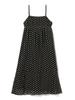 Ray Beams Women's Floral Embroidered Cami Dress, Black 0