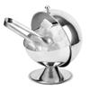 Practical Spherical Sugar Holder with Stainless Steel Clip Snacks Serving Bowl Rustproof Spices Jar Kitchen Tool
