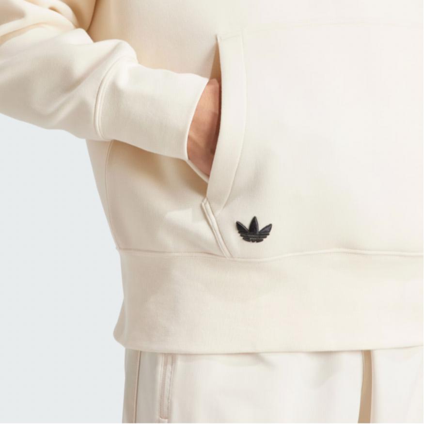 Adidas Originals Street Neuclassics Hanorac Croială Largă Mânecă Lungă Hanorac cu Glugă Bărbați Hanorace Alb IX0346