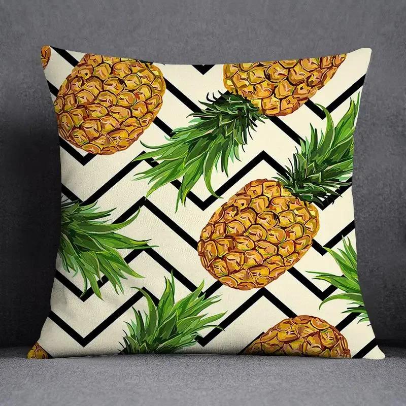 Fruit Pattern Home Decoration Pillowcase Square Pillowcase Home Office Decoration Cushion Cover