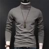 Herren Rollkragen Langarm Enganliegendes T-Shirt Elastische Slim Fit Einfarbiges Basic-Shirt Herbst/Winter Vielseitiges Unterhemd