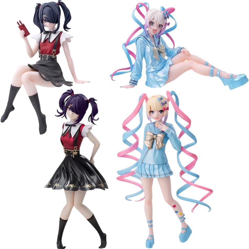 Anime Needy Girl Overdose Cute Rain KAnge PVC Figure Beautiful Girl Desktop Model Collection Birthday Christmas Gift In stock