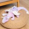 Multi-color Plush Snow Dragon Dinosaur Doll - Child's Companion Gift