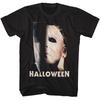 Halloween Horrorfilm Michael Myers Halve Masker En Mes Heren T-shirt Unisex T-shirt