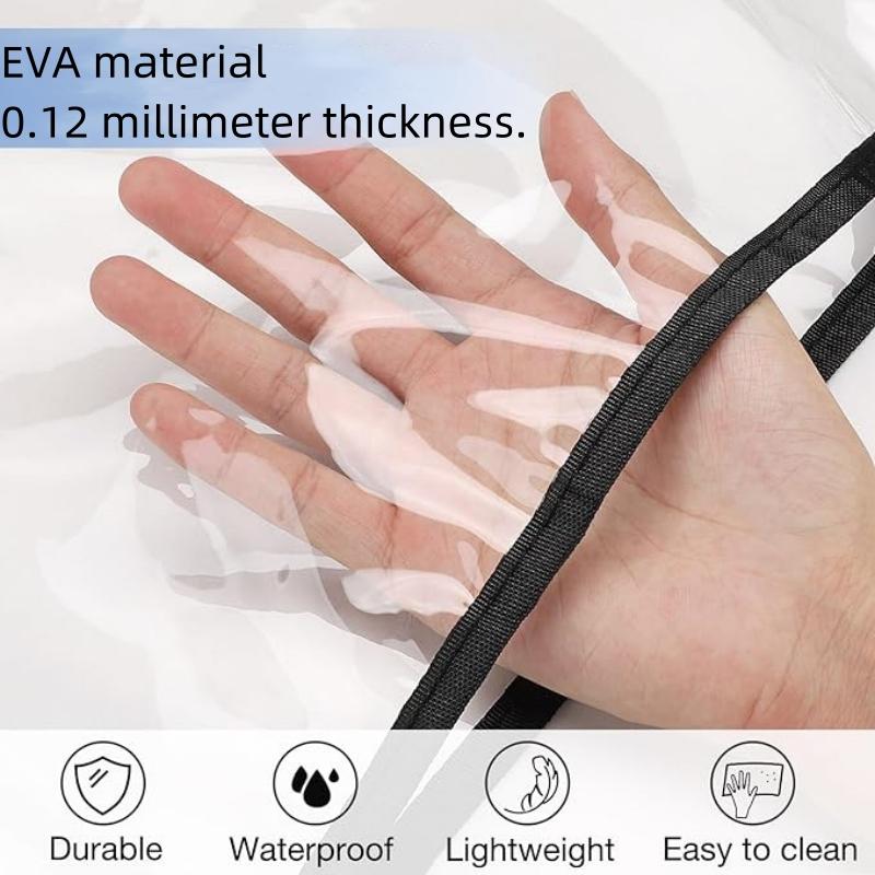 Chair Back Cover Plastic Transparent Salon Chair Back Cover Suitable For Most Standard Chairs To Prevent Stains