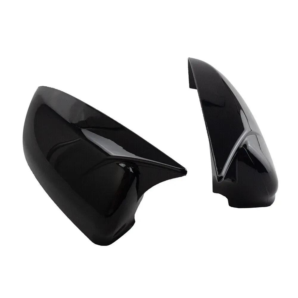 For BMW X5 E70 X6 E71 2008-2013 Car Sticker Rearview Side Mirror Cover Wing Cap Exterior Door Rear View Case Trim Carbon Fiber