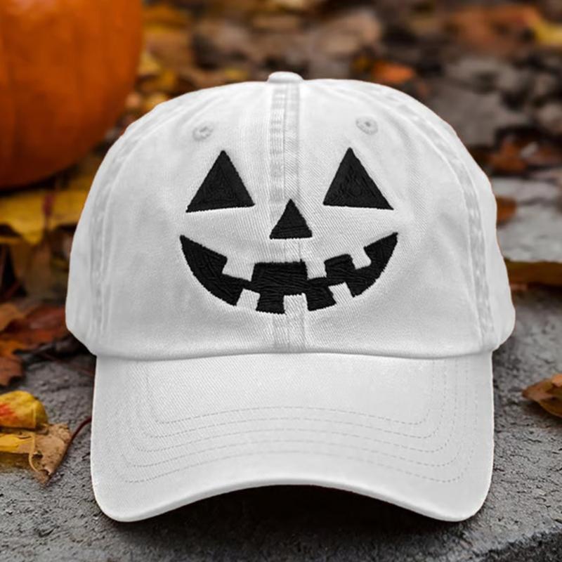 Adjustable Cotton Baseball Cap with Festive Halloween Design Fashion Hat Perfect for Trick or Treating Event