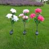 Solar Peony Flower Lamp Gift Choice For Garden Enthusiasts Gentle Illumination Peony Flower Lights
