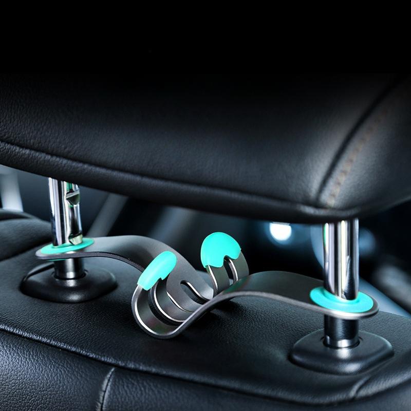 Nieuwe metalen multifunctionele autohaken voor de achterkant van de stoel autostoel achter auto-accessoires kleine haken
