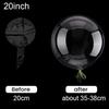 10pcs 8/10/12/16/18/20/24/inch Transparent Bobo Balloon Clear Bubble Balloon For Wedding Birthday Party Decoration Helium Ballon