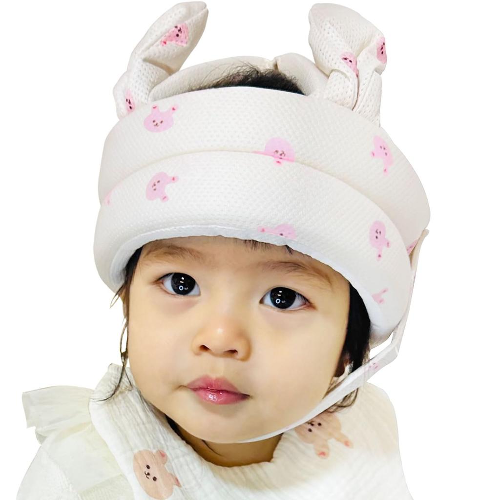 Helmet Head Guard with Smooth Mesh on Both Easy to Velcro Baby Fall Prevention Cocotect &&COCO Anti-Bump Sides, 360-Degree Protection, Washable,