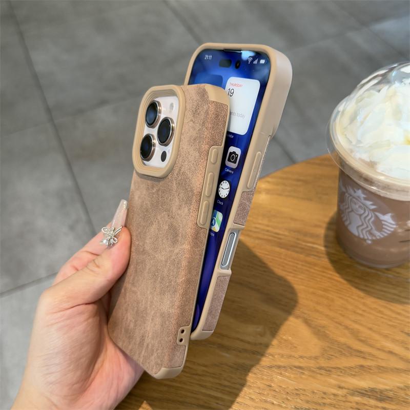 High-End Leather Phone Case for iPhone 11-17 Pro Max