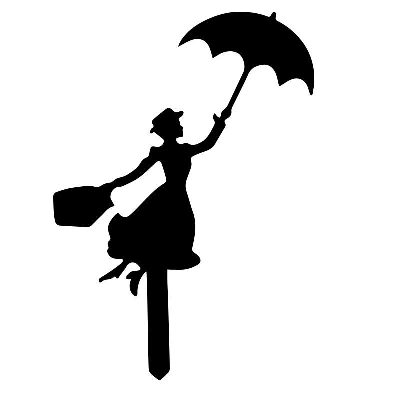 1pc Lady Silhouette Garden Sign With Stakes, Ground Insert Garden Decor, nsert Decor for Garden Patio, Fence Yard Lawn Art Decor