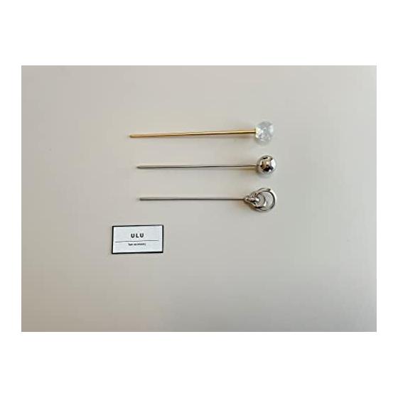 Silver Kanzashi Hairpin for Japanese Traditional Wear, Formal Occasions, Weddings, Graduations, Bridal, Kimono, Furisode, Hakama - Approx. 15cm,
